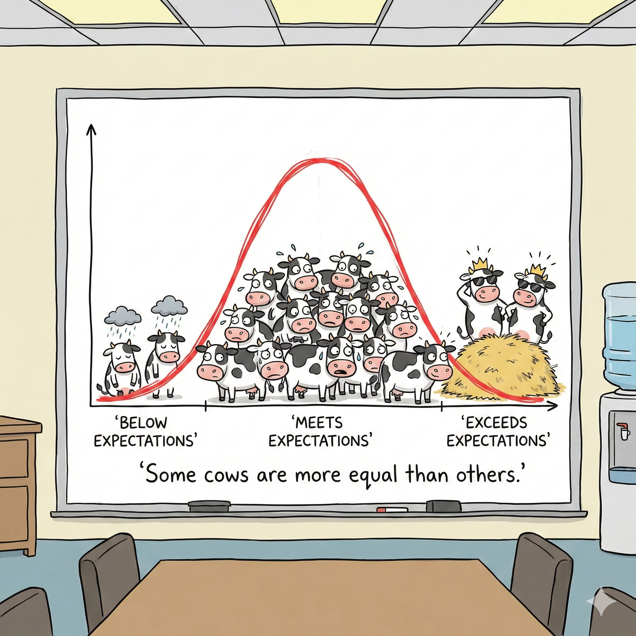 Bell curve and cowbell /cognitive-memetics/cows/2026-04-09-cow-w07/bell-curve.png
